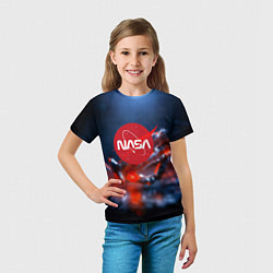 Футболка детская Nasa space star, цвет: 3D-принт — фото 2