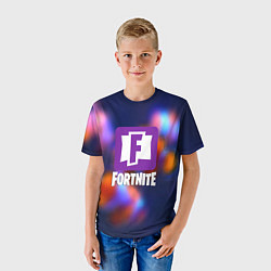 Футболка детская Epic game fortnite, цвет: 3D-принт — фото 2