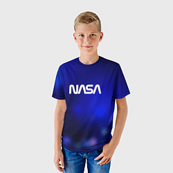 Футболка детская Nasa звёздное небо, цвет: 3D-принт — фото 2