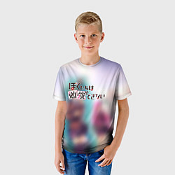 Футболка детская Kimitachi wa Dou Ikiru ka, цвет: 3D-принт — фото 2