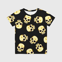 Футболка детская Черепки для хэллоуина, цвет: 3D-принт