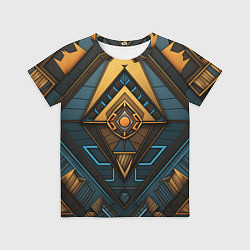 Футболка детская Узор в египетском стиле, цвет: 3D-принт