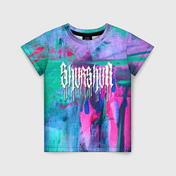 Футболка детская Shurshun - tie-dye, цвет: 3D-принт