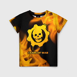 Футболка детская Gears of War - gold gradient, цвет: 3D-принт