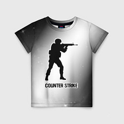 Футболка детская Counter Strike glitch на светлом фоне, цвет: 3D-принт