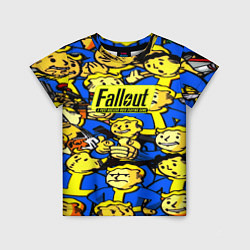 Футболка детская Fallout logo game, цвет: 3D-принт