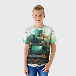 Футболка детская Склад техники, цвет: 3D-принт — фото 2