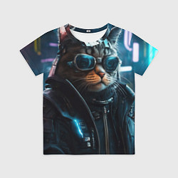 Футболка детская Крутой кот от ai, цвет: 3D-принт