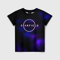 Футболка детская Starfield тёмное небо из игры, цвет: 3D-принт