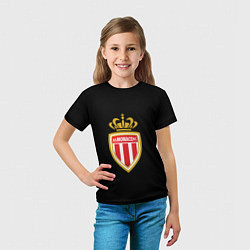 Футболка детская Monaco fc, цвет: 3D-принт — фото 2