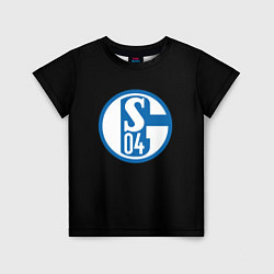 Футболка детская Schalke 04 fc club sport, цвет: 3D-принт