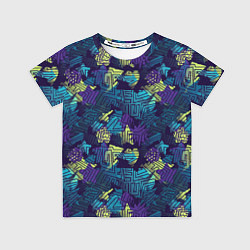 Футболка детская Abstract vector pattern, цвет: 3D-принт