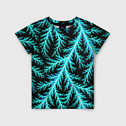 Футболка детская Разряды электричества Tie Dye, цвет: 3D-принт