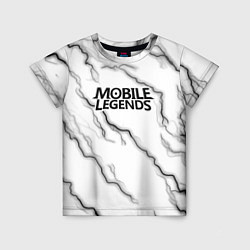 Футболка детская Mobile legends молнии, цвет: 3D-принт