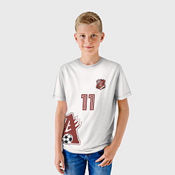 Футболка детская Авангард белая, цвет: 3D-принт — фото 2