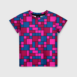 Детская футболка Геометрические цветные фигуры