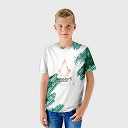 Футболка детская Assasins creed mirage game pattern, цвет: 3D-принт — фото 2