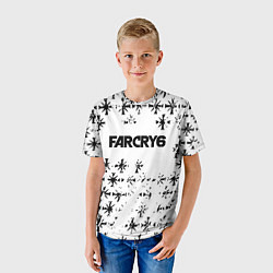 Футболка детская Farcry 6 символика из игры, цвет: 3D-принт — фото 2