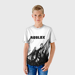 Футболка детская Roblox flame текстура, цвет: 3D-принт — фото 2