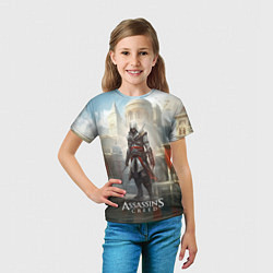 Футболка детская Assassins creed game poster, цвет: 3D-принт — фото 2