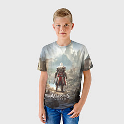 Футболка детская Assassins creed старинный город, цвет: 3D-принт — фото 2