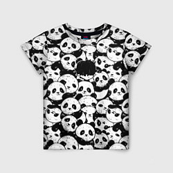 Футболка детская Выходной господина злодея с пандами, цвет: 3D-принт