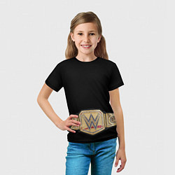 Футболка детская Неоспоримый чемпион Вселенной WWE, цвет: 3D-принт — фото 2