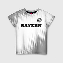 Футболка детская Bayern sport на светлом фоне посередине, цвет: 3D-принт