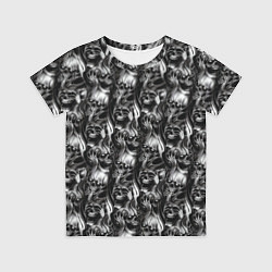 Футболка детская Smoke skulls, цвет: 3D-принт