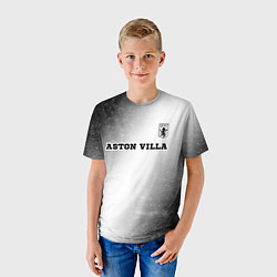 Футболка детская Aston Villa sport на светлом фоне посередине, цвет: 3D-принт — фото 2