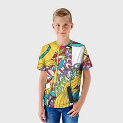 Футболка детская Летние мотивы, цвет: 3D-принт — фото 2