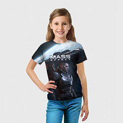 Футболка детская Mass Effect game, цвет: 3D-принт — фото 2