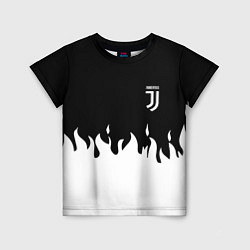 Футболка детская Juventus fire, цвет: 3D-принт