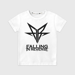 Футболка детская Falling in Reverse band logo, цвет: 3D-принт