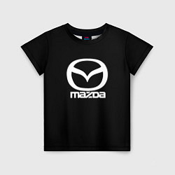 Футболка детская Mazda logo white, цвет: 3D-принт