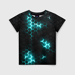Детская футболка Дед спейс - текстура нанокостюма