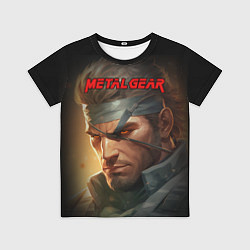 Футболка детская Веном Снейк из игры Metal gear, цвет: 3D-принт