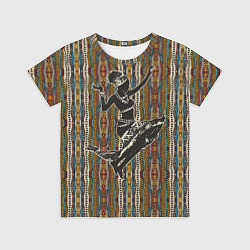 Футболка детская Девушка африканка в танце, цвет: 3D-принт