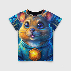 Футболка детская Криптовалютный хомяк, цвет: 3D-принт