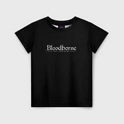 Футболка детская Bloodborne logo, цвет: 3D-принт