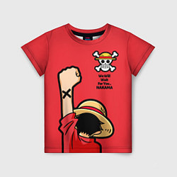 Футболка детская One Piece - captain Monkey D Luffy, цвет: 3D-принт