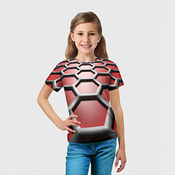 Футболка детская Броня робота, цвет: 3D-принт — фото 2