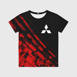 Футболка детская Mitsubishi sport grunge, цвет: 3D-принт