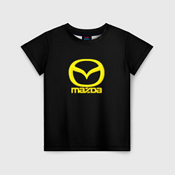 Футболка детская Mazda yellow, цвет: 3D-принт