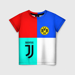 Футболка детская Juventus x Borussia, цвет: 3D-принт