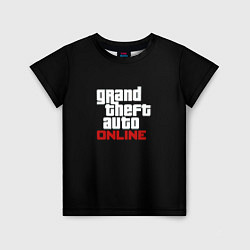 Футболка детская GTA online logo, цвет: 3D-принт