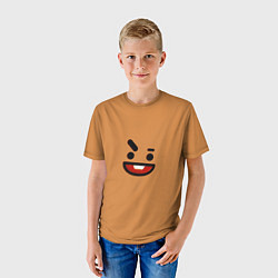 Футболка детская BT21 Shooky, цвет: 3D-принт — фото 2