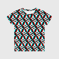 Футболка детская Астралис глитч логотип, цвет: 3D-принт
