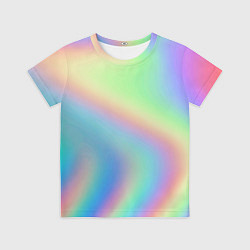 Футболка детская Бензиновый градиент, цвет: 3D-принт