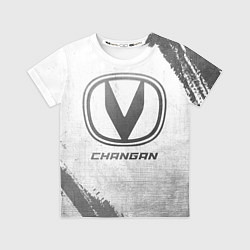 Футболка детская Changan - white gradient, цвет: 3D-принт